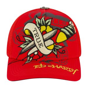 Black Rose Trucker Hat