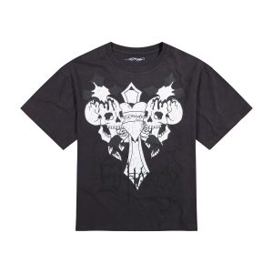 Cross Skulls Boxy Tee
