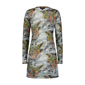 Dragon Wings Mesh Dress