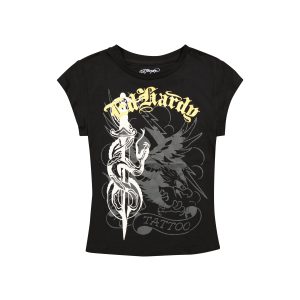 Snake Dagger Cap Sleeve Tee