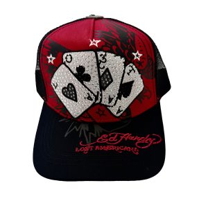 Cards Rhinestone Trucker Hat